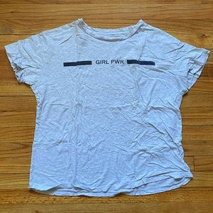 2/$20 Aerie Real Soft GRL PWR Oversized T Shirt